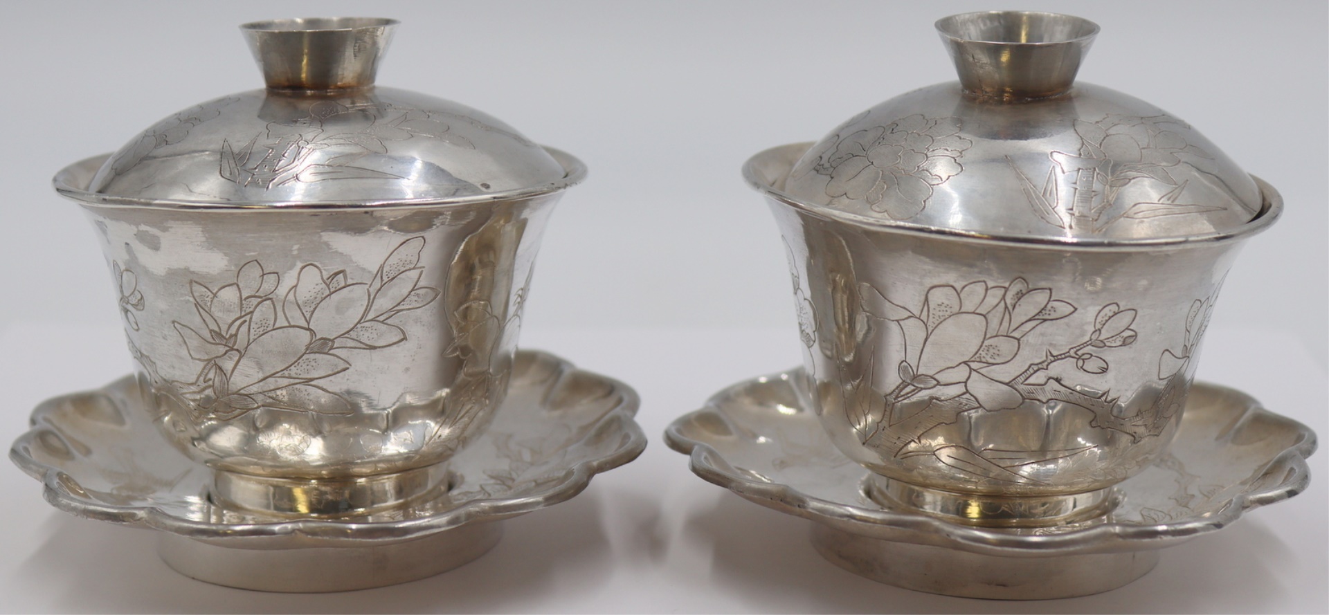 SILVER 2 CHINESE SILVER LIDDED 3bde83