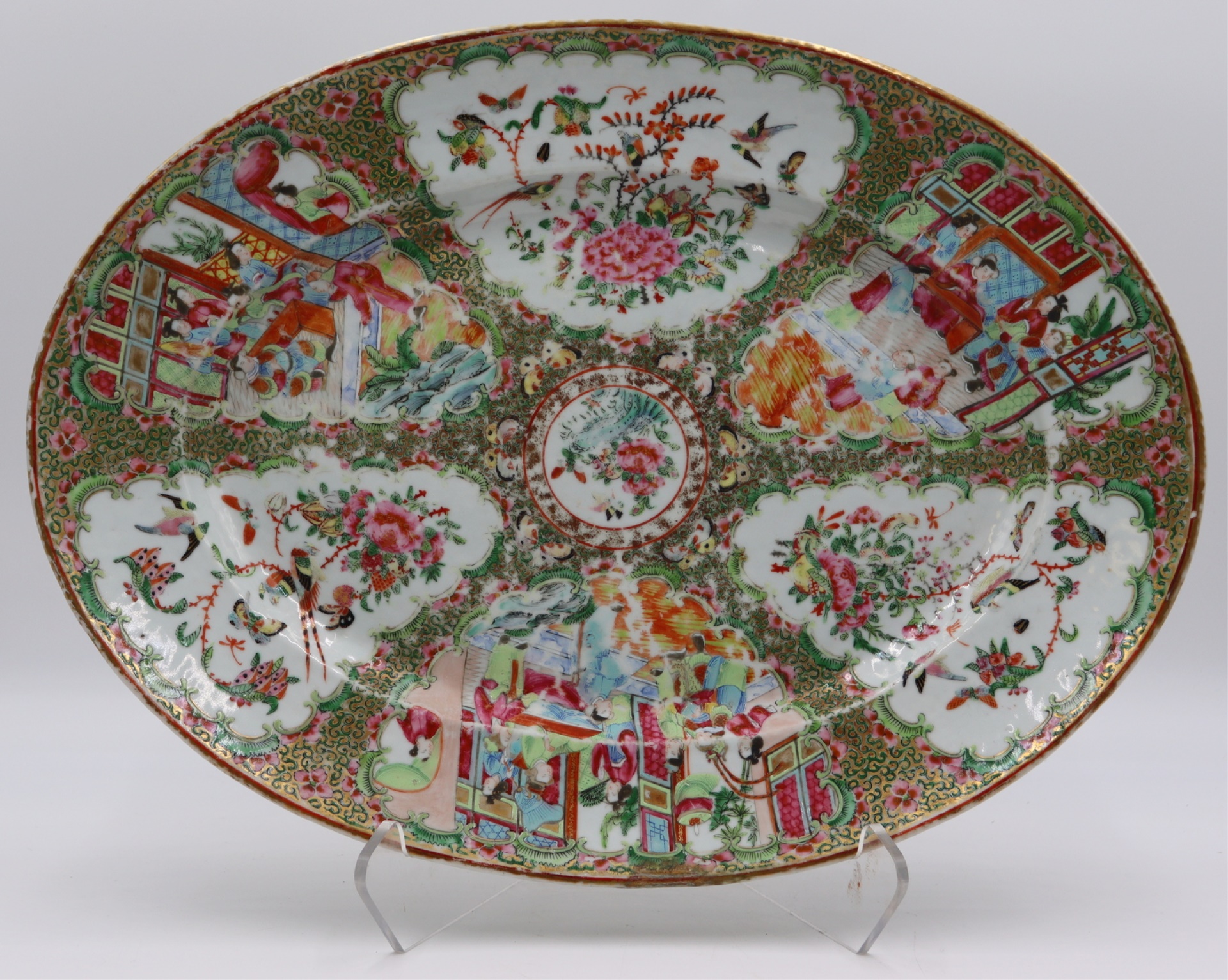 CHINESE EXPORT ENAMEL DECORATED