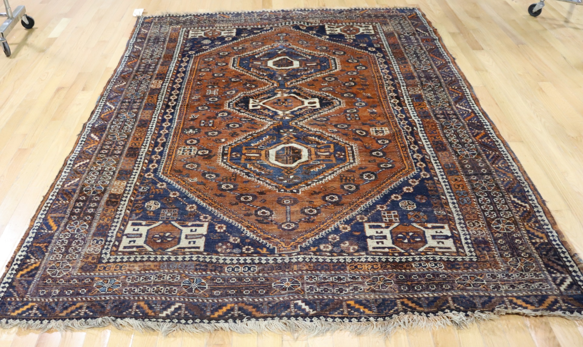 ANTIQUE AND FINELY HAND WOVEN KAZAK 3bdebd