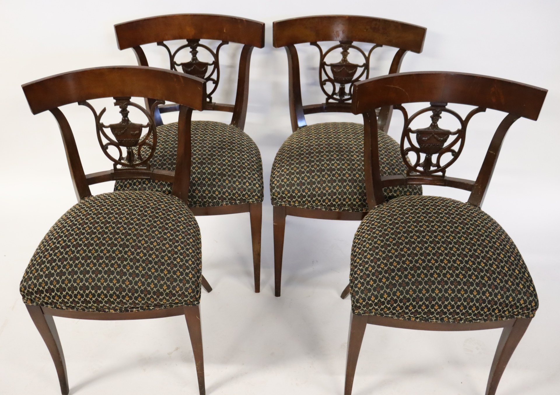 4 NEOCLASSICAL STYLE CHAIRS From