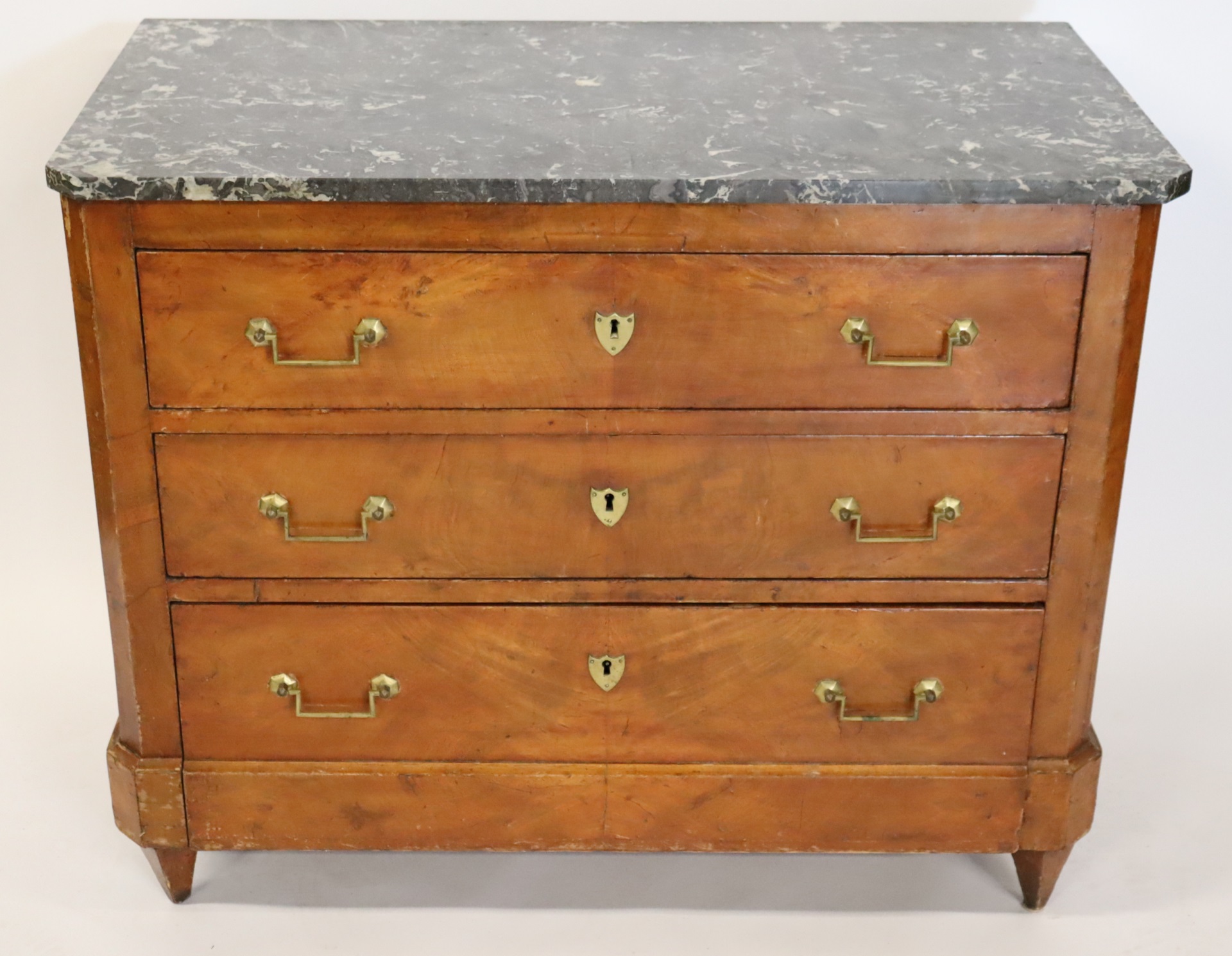ANTIQUE CONTINENTAL MARBLETOP COMMODE 3bdf17