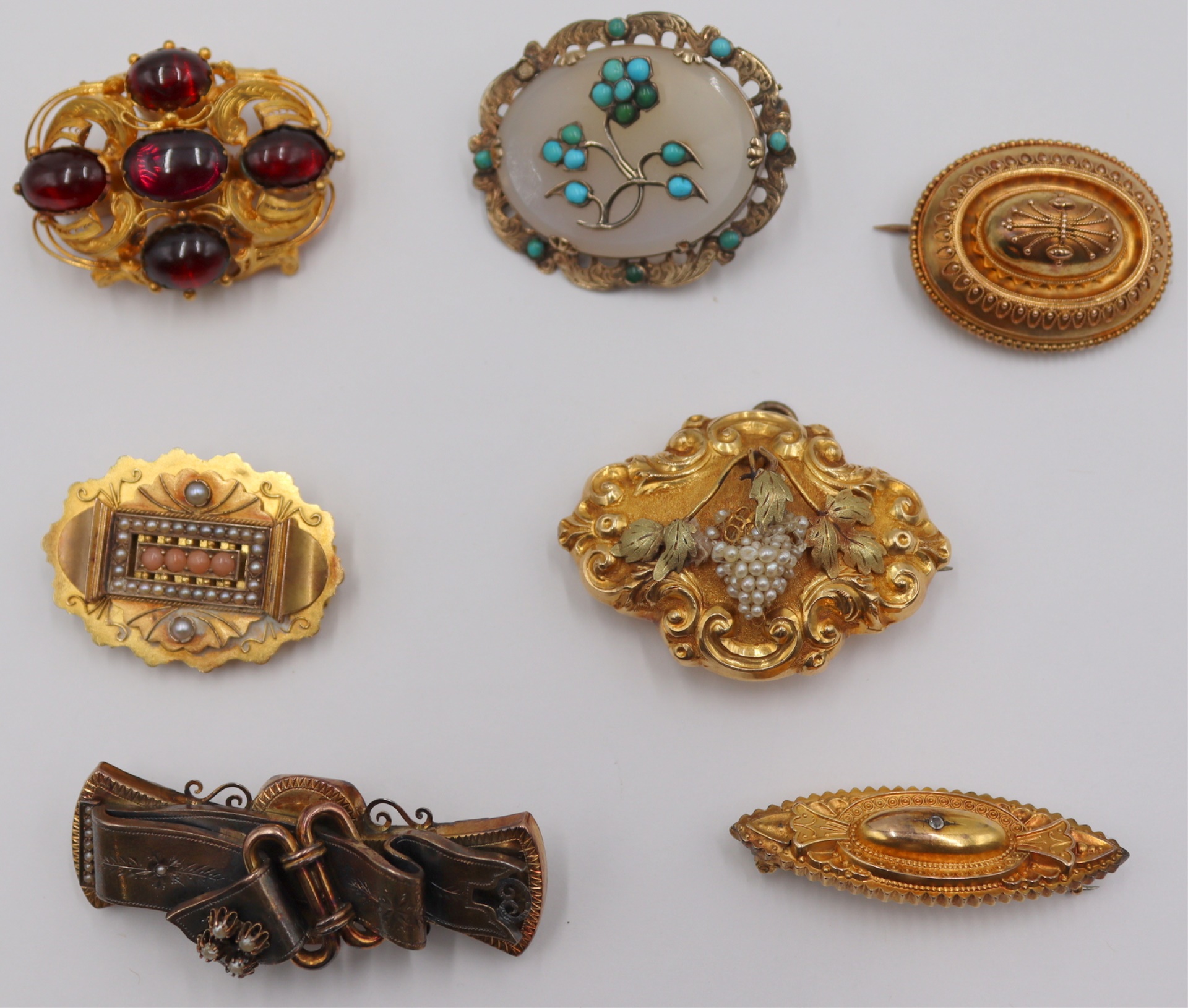 JEWELRY GROUPING OF 7 ANTIQUE VINTAGE 3bdf81