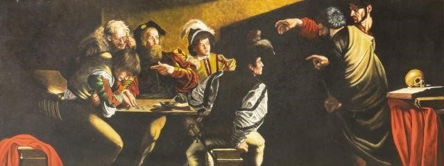 FRAMED PAINTING AFTER CARAVAGGIO,