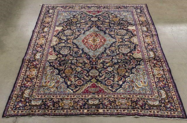 PERSIAN HAND TIED MASHAD RUG 13 0  3bdfb2