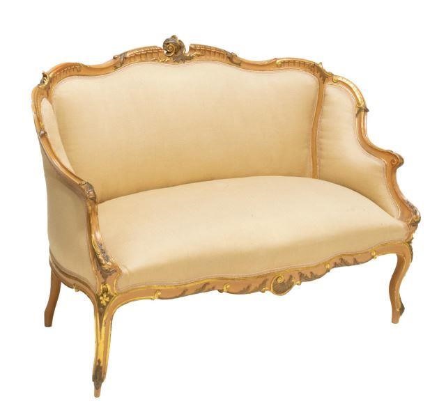 LOUIS XV STYLE CARVED & GILDED