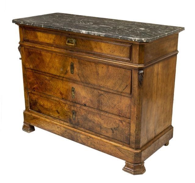 FRENCH LOUIS PHILIPPE FOUR-DRAWER