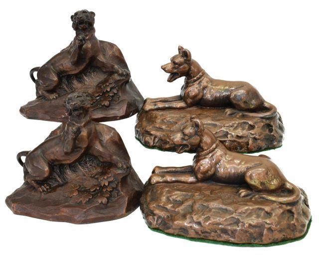 (4) COPPER CLAD & METAL TIGER &