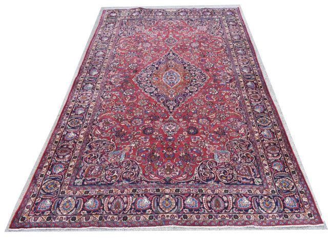 HAND TIED PERSIAN KASHMIR RUG SIGNED  3c0816