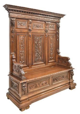 ITALIAN RENAISSANCE REVIVAL WALNUT