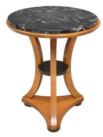 MODERN ART DECO STYLE MARBLE-TOP