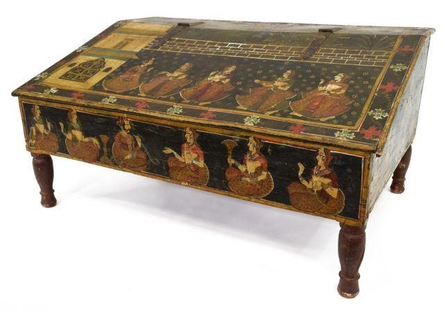 INDO PERSIAN LACQUERED PAINTED 3c08c3