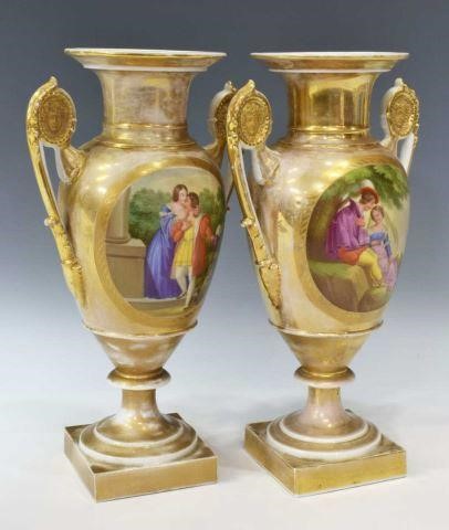 (2) FRENCH OLD PARIS PORCELAIN