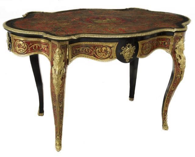 FINE FRENCH LOUIS XV STYLE BOULLE