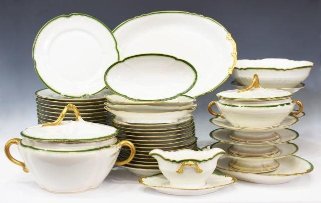 (48) FRENCH LIMOGES PARCEL GILT