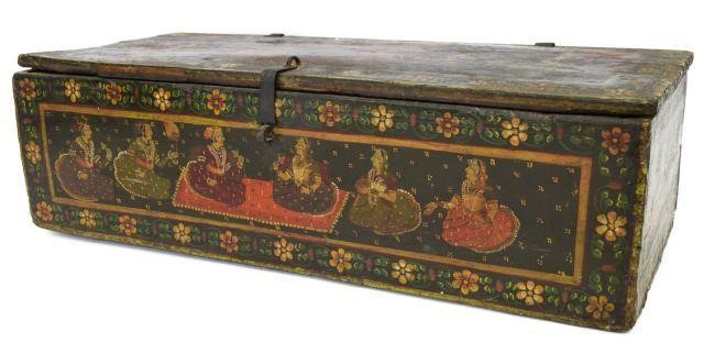 INDO-PERSIAN LACQUERED PAINTED