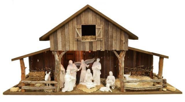 (13) BOEHM PORCELAIN CHRISTMAS NATIVITY