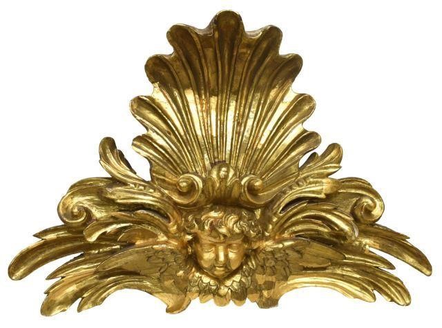 FINE SPANISH CARVED GILTWOOD ELEMENT 3c0a40