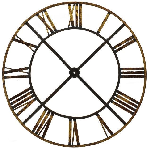 FRENCH IRON CLOCK TOWER FACE 69 DIAMFrench 3c0a3f