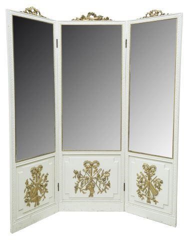LOUIS XVI STYLE PAINTED MIRRORED 3c0a95