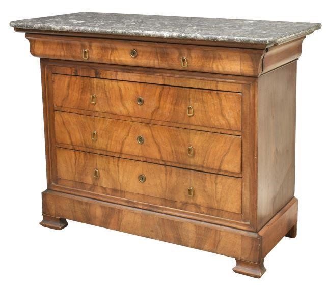 FRENCH LOUIS PHILIPPE MARBLE-TOP
