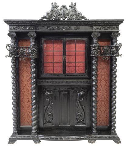 SPANISH RENAISSANCE REVIVAL EBONIZED