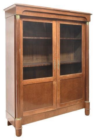 FRENCH EMPIRE STYLE MAHOGANY BOOKCASEFrench 3c0af7