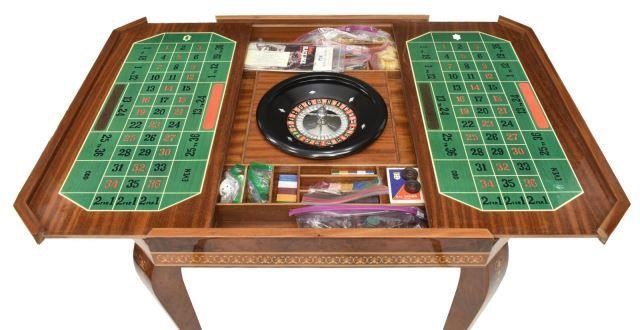  5 ITALIAN MARQUETRY GAMES TABLE 3c0af2