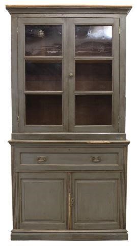 CONTINENTAL PAINTED SECRETARY BOOKCASEContinental 3c0b3c