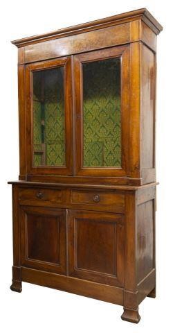 FRENCH LOUIS PHILIPPE WALNUT DISPLAY