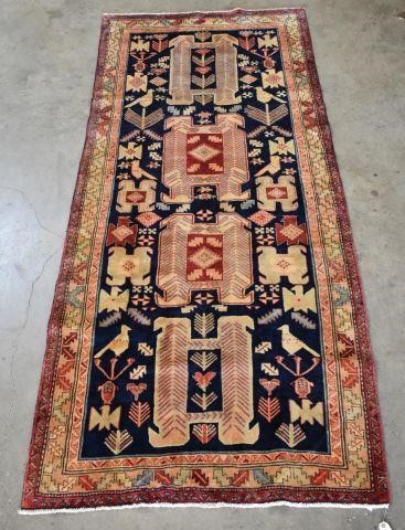 HAND TIED PERSIAN MESHKIN RUNNER  3c0b7b