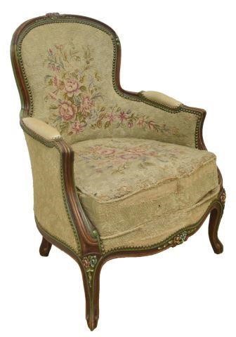 FRENCH LOUIS XV STYLE NEEDLEPOINT 3c0b74