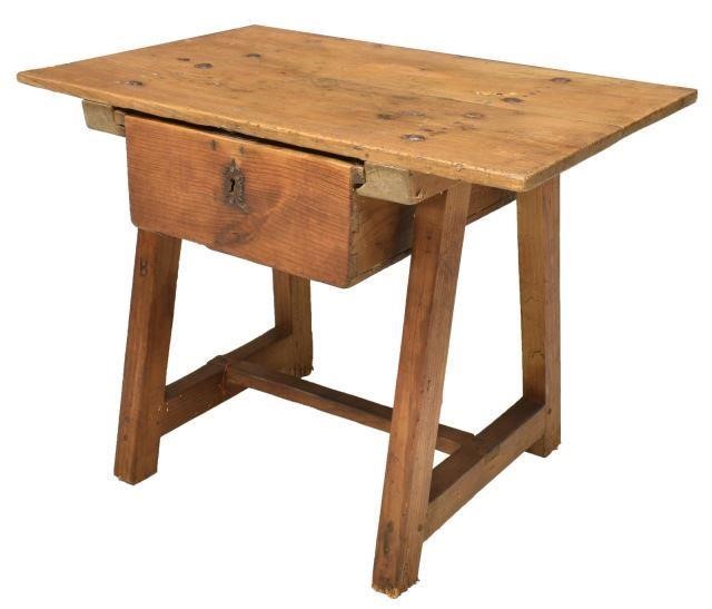 RUSTIC SPANISH PINE LOW TABLE  3c0ba7