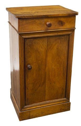 FRENCH FRUITWOOD BEDSIDE CABINET
