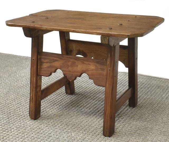 DIMINUTIVE RUSTIC SPANISH PLANK TOP 3c0bba