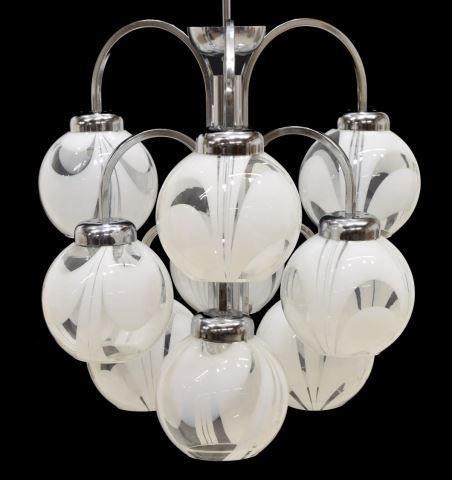 ITALIAN MODERN CHROME GLASS 9LT 3c0bd9