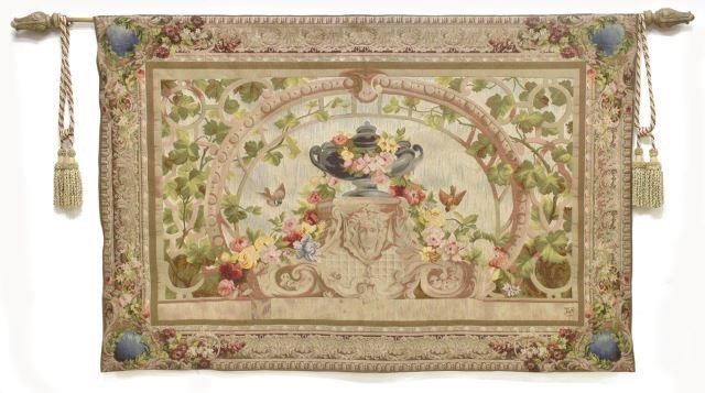 FRENCH STYLE FLORAL WALL TAPESTRY  3c0c48