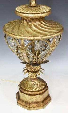 CONTEMPORARY FINE ART LAMPS SILVER GILT