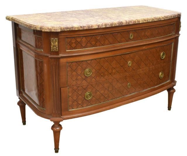 FRENCH LOUIS XVI STYLE MARBLE TOP 3c0c7a