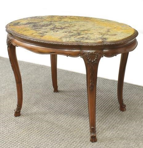 FRENCH LOUIS XV STYLE MARBLE TOP 3c0c76