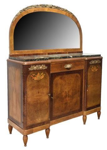 FRENCH ART NOUVEAU MARBLE TOP SIDEBOARD 3c0c88