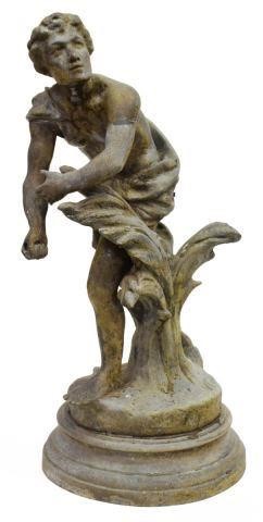 FRENCH NEOCLASSICAL ZINC FIGURAL 3c0caf