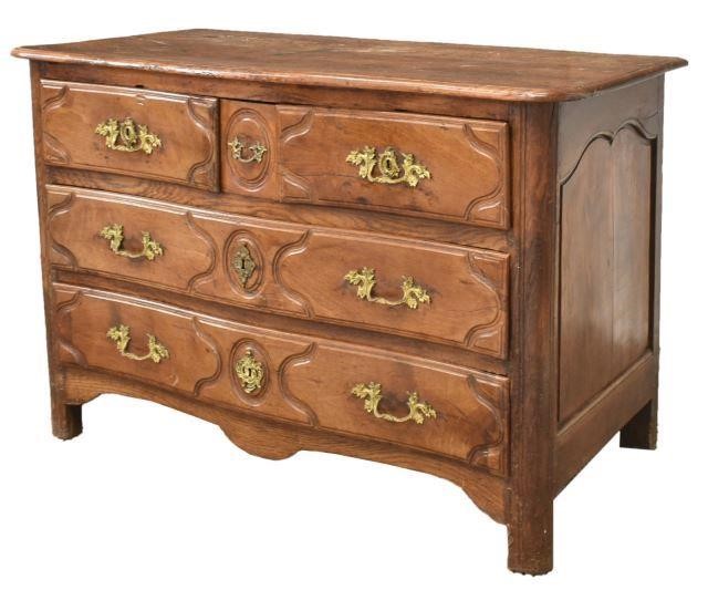 FRENCH LOUIS XIV STYLE WALNUT COMMODEFrench 3c0ce1