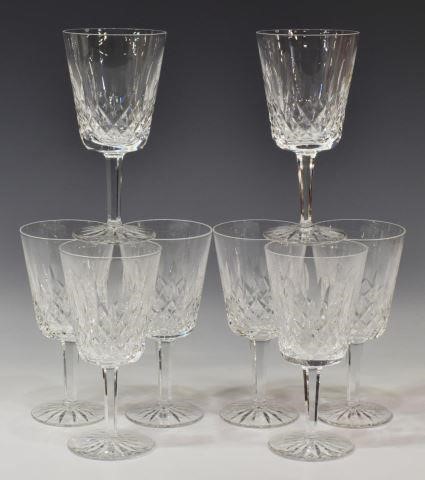 (8) WATERFORD 'LISMORE' CRYSTAL