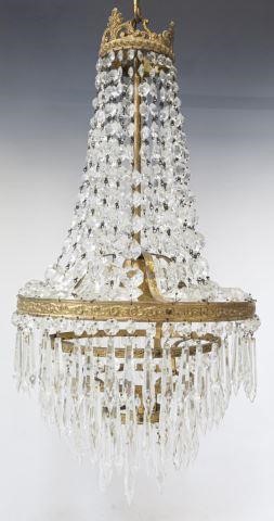 ITALIAN EMPIRE STYLE CRYSTAL 1-LIGHT