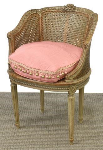 FRENCH LOUIS XVI STYLE CANE BACK 3c0d46
