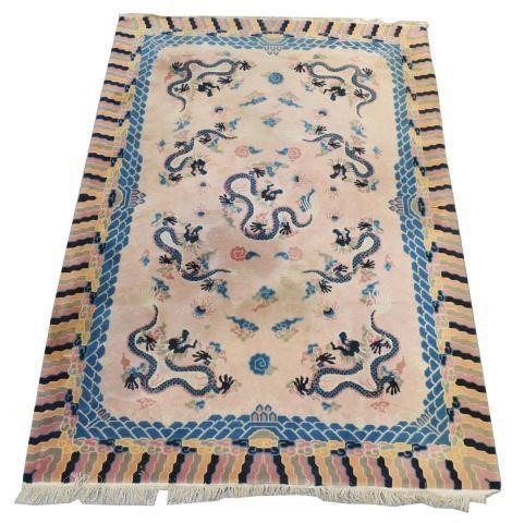HAND TUFTED CHINESE DRAGON RUG  3c0d61