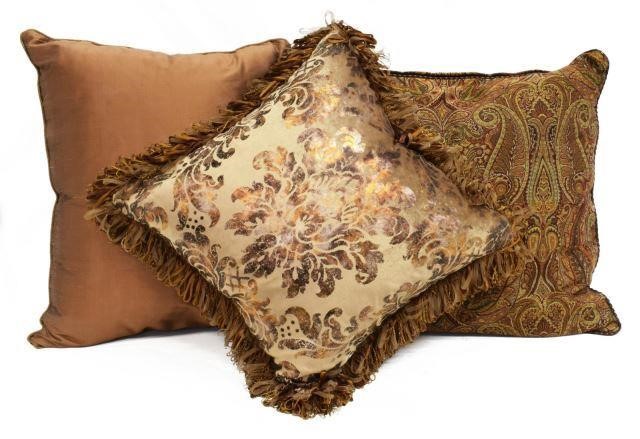 (3) DECORATIVE DOWN-FILLED THROW