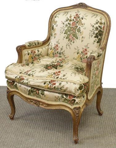 FRENCH LOUIS XV STYLE GILT UPHOLSTERED 3c0da1