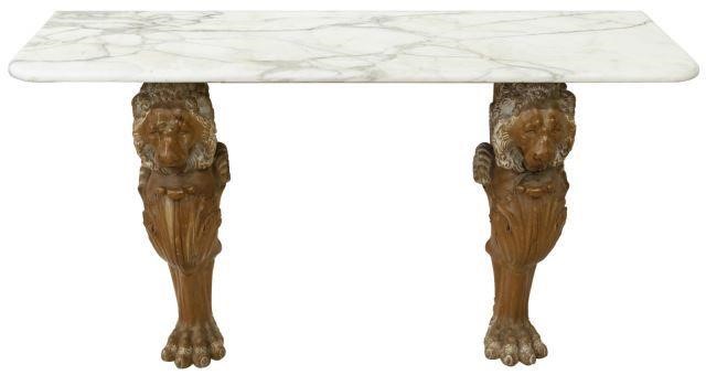 FRENCH RENAISSANCE STYLE MARBLE TOP 3c0da5