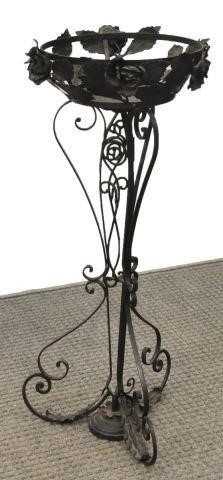 ITALIAN SCROLLED WROUGHT IRON PLANT